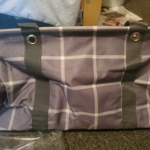 31 Large Utility Tote in Windowpane Plaid